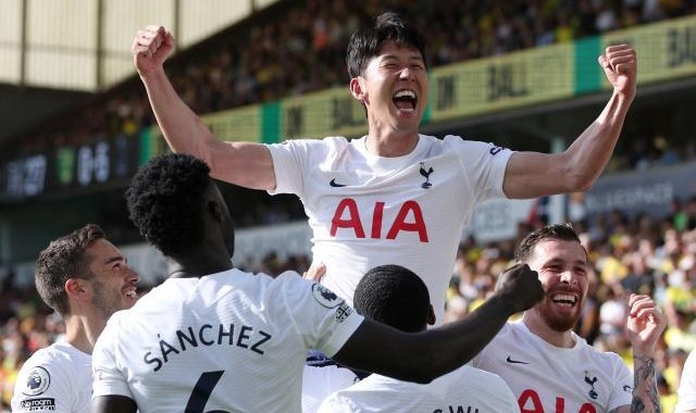 新球体育-【亚洲金球奖颁奖】体坛金球奖杯给孙兴慜带去好运